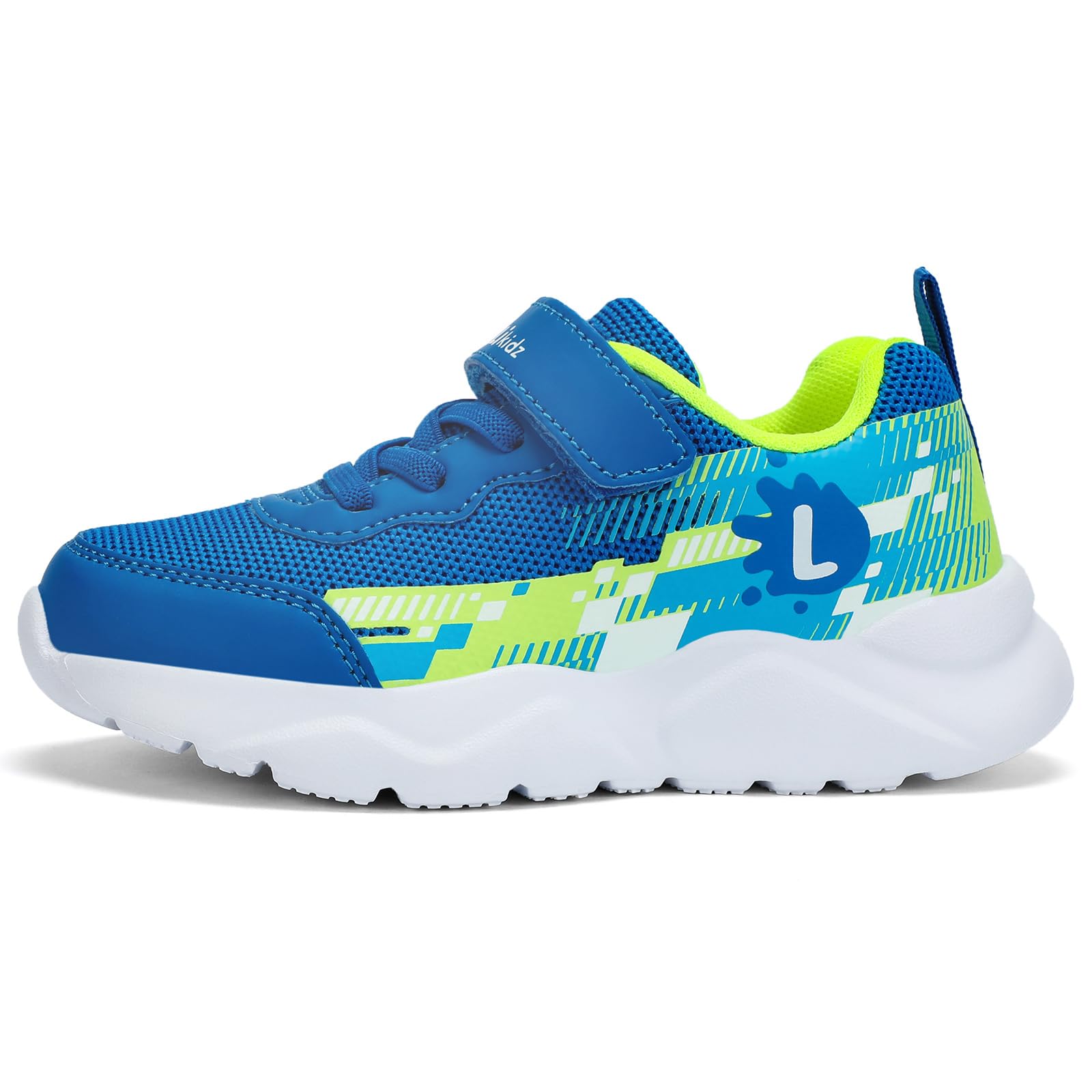 LOLLi kidz Kids Sneakers Boys Girls Tennis Shoes for Running Athletic Sports Walking Basketball Lightweight Breathable