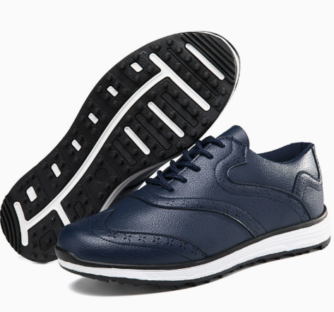 Men's Lace-Up Golf Shoes with Cushioned Midsole, EU Sizes 39-45 - image 3
