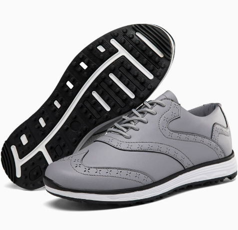Men's Lace-Up Golf Shoes with Cushioned Midsole, EU Sizes 39-45 - image 4