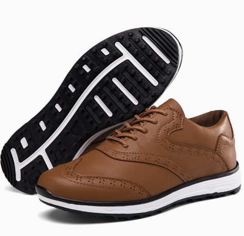 Men's Lace-Up Golf Shoes with Cushioned Midsole, EU Sizes 39-45 - image 5